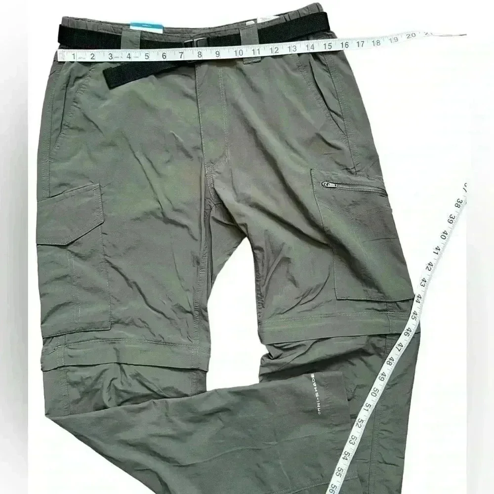 Columbia Convertible Pants Men's 30 x 30 Green Omni Shade Sun Protection Hiking